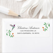 California Hummingbird  Address (Insitu)