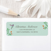 California Hummingbird  Address (Insitu)