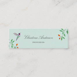 California Hummingbird  Business Card Mini Visitenkarte
