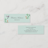 California Hummingbird Business Card Mini Visitenkarte (Vorne/Hinten)