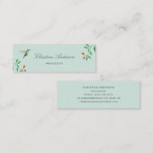California Hummingbird  Business Card Mini Visitenkarte (Vorne/Hinten)