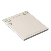 California Hummingbird  Notizblock (angewinkelt)