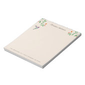 California Hummingbird  Notizblock (Rotiert)