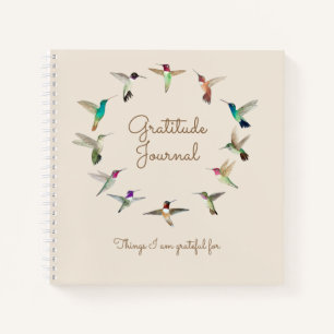 California Hummingbirds Dankes-Notebook Notizblock
