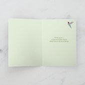 California Hummingbirds Happy Easter Karte (Innenseite)
