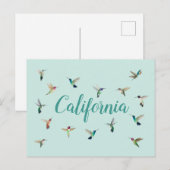 California Hummingbirds Postkarte (Vorne/Hinten)