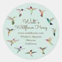 California Hummingbirds Product Label