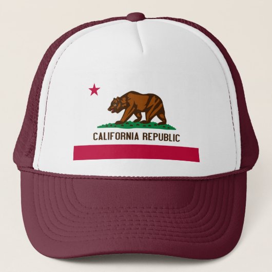 California-Hut Truckerkappe (Vorderseite)