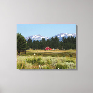 California HWY 395 Landschaft Leinwanddruck