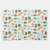 California Icons Geschirrtuch (Horizontal)