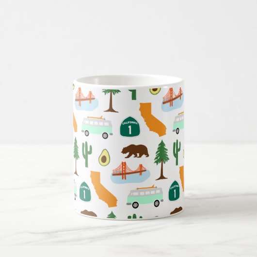 California Icons Kaffeetasse (Mittel)