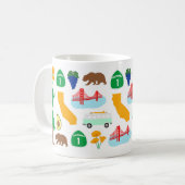 California Icons Kaffeetasse (Vorderseite Links)