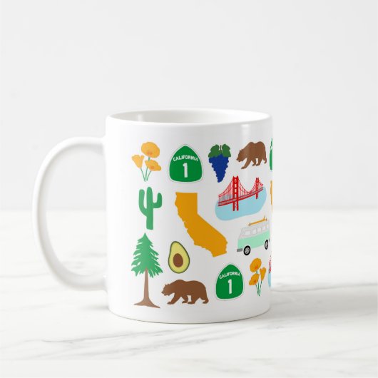 California Icons Kaffeetasse (Links)