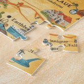 California Illustrated Watercolor Map Art Puzzle (Seite)