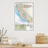California Indian Culture Areas - Poster (Küche)