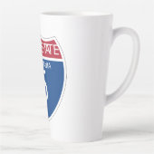 California Interstate Freeway Sign Milchtasse (Rechts)