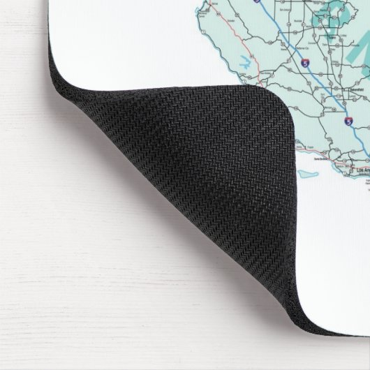 California Interstate Map Mousepad (Ecke)