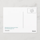 California Interstate Map Postcard Postkarte (Rückseite)