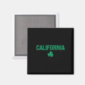 California Irish Kleeblatt St Patrick's Day Magnet (Vorderseite/Rückseite)