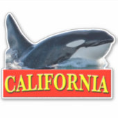 California Killer Whale Sticker (Vorderseite)