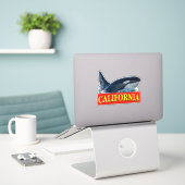California Killer Whale Sticker (Laptop auf Schreibtisch)