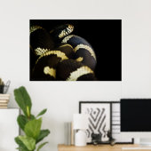 California King Snake Print Poster (Heimbüro)