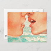 California Kiss Postkarte (Vorne/Hinten)