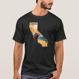 California Kontur Bärengebirge T-Shirt
