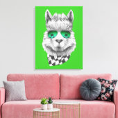 California Lama Leinwanddruck (Insitu (Wohnzimmer))