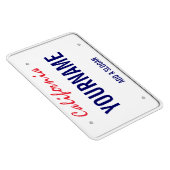 California License Plate (personalisiert) Magnet (Rechte Seite)