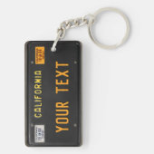 California LicensePlate vom 60er Schlüsselanhänger (Rückseite)