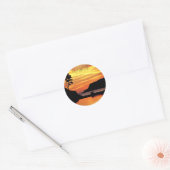 California Liebe Beach Sunset Sticker (Umschlag)