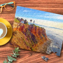 California Lighthouse am Rocky Cliff Ocean Foto Puzzle