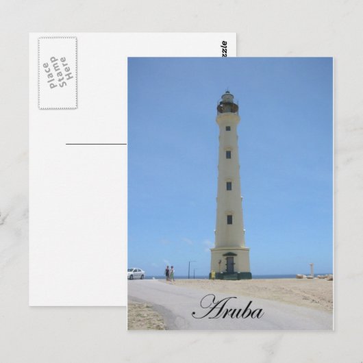 California Lighthouse Postkarte (Vorne/Hinten)