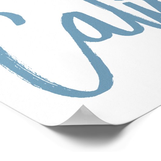 California Lighthouse Sunset Malerei Poster (Ecke)