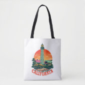California Lighthouse Sunset View Tasche (Vorderseite)