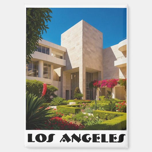 California Los Angeles Getty Center Magnet (Vorderseite)