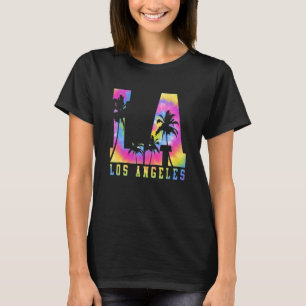 California Los Angeles La Gefärbte Krawatte Throwb T-Shirt