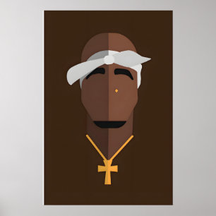 California Love Inspiriertes Original-Icon-Design Poster
