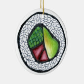 California Maki Sushi Roll japanisches Essen Keramik Ornament (Rechts)