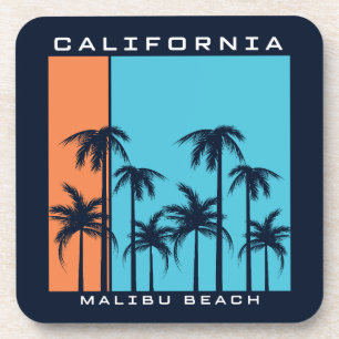 California Malibu Beach Getränkeuntersetzer