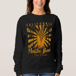 California Malibu Beach Surf Paradies Vintag Summ Sweatshirt