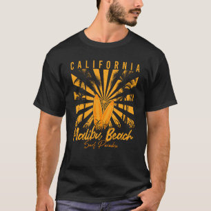 California Malibu Beach Surf Paradies Vintag Summ T-Shirt
