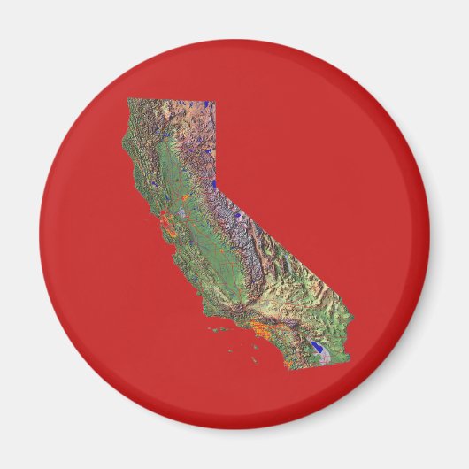 California Map Magnet (Vorne)