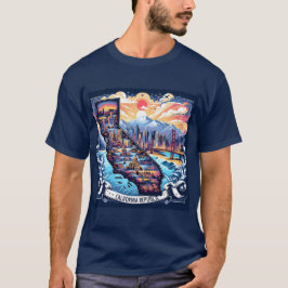 California Map Vector Art T-Shirt
