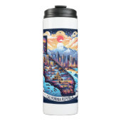 California Map Vector Art Thermosbecher (Vorderseite)