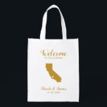 California Map Wedding Welcome Bag, Hotelgäste Wiederverwendbare Einkaufstasche<br><div class="desc">Hochzeitswochenende Begrüßungsgeschenktasche für Gäste aus der Stadt,  um Ihre Hochzeit,  mit dem Bild von Kalifornien,  mit Herz können Sie an der genauen Stelle platzieren. Fülle die Tasche mit deinen Lieblingsgoodies.</div>