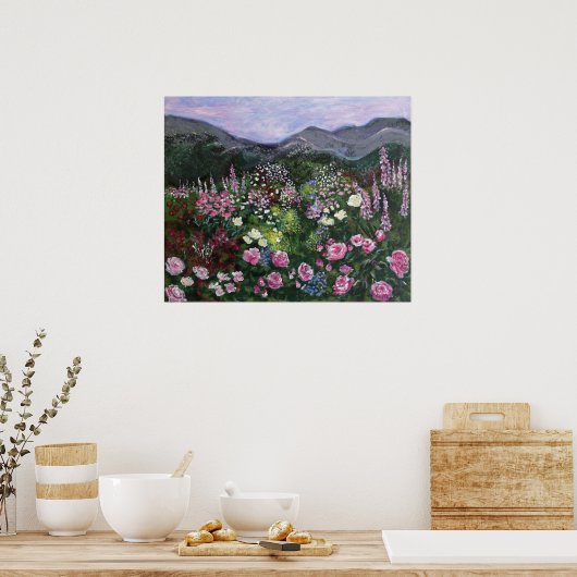 California Meadow Poster (Küche)