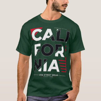California modern typography lettering urban style T-Shirt