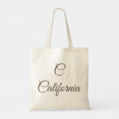 California Monogram Tragetasche (Rückseite)